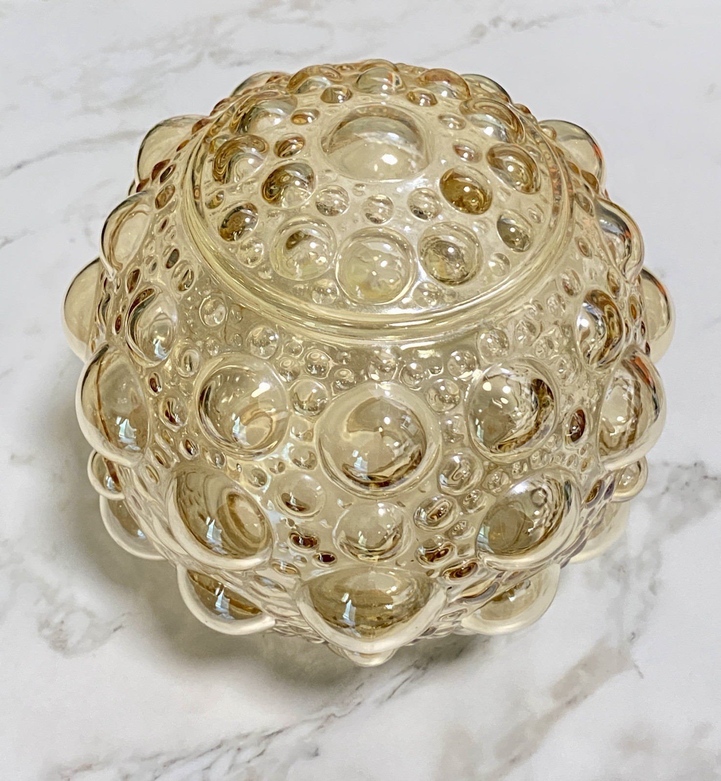 Champagne Bubble Globe Helena Tynell 3” Fitter Ceiling Light EXCELLENT Champagne Bubble Globe Helena Tynell 3” Fitter Ceiling Light EXCELLENT