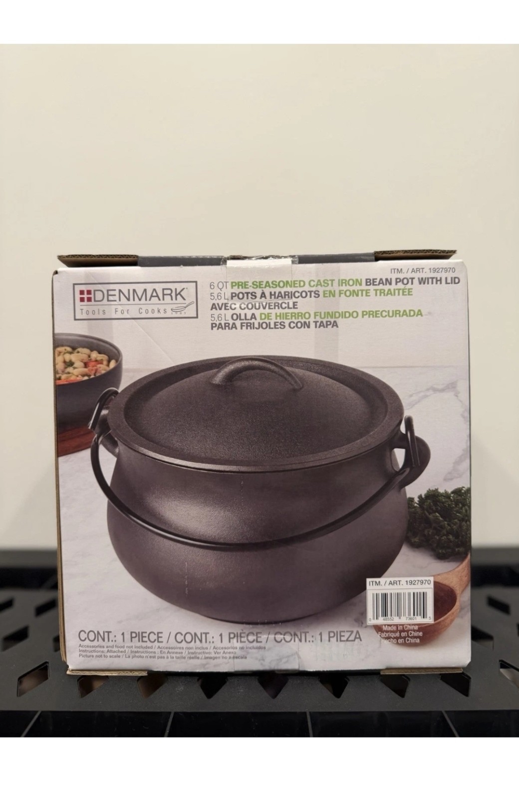 Denmark 6 Qt Cast Iron Cauldron Bean Pot Costco 2026 Halloween Viral NEW