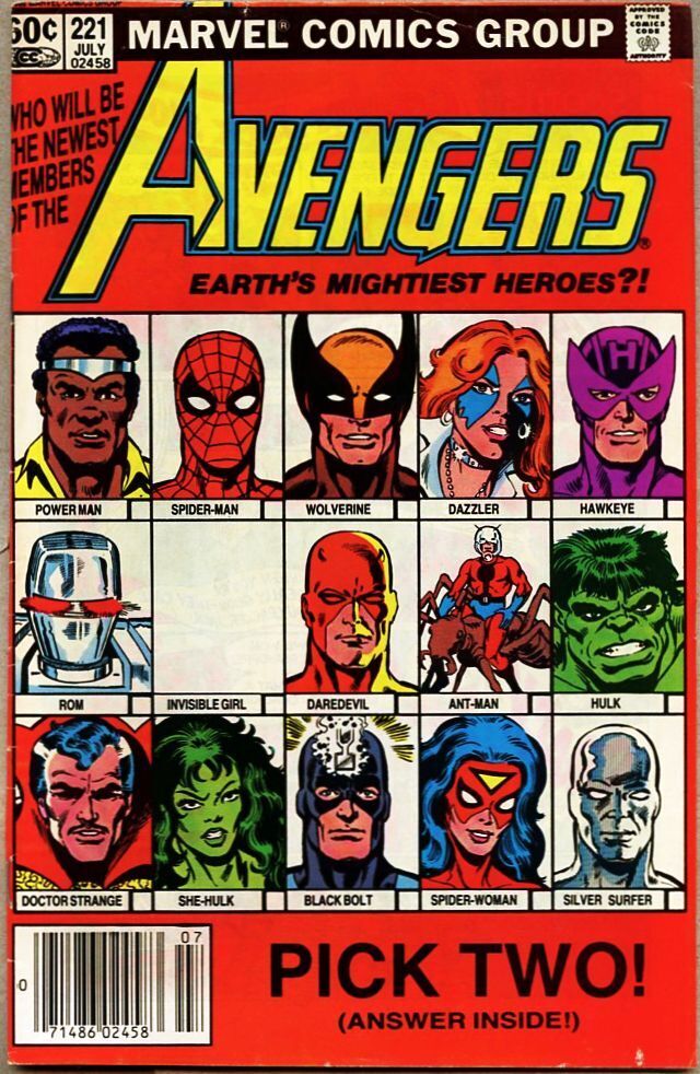 Avengers #221-1982 fn+ 6.5 She-Hulk joins the Avengers