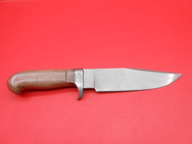 Wootz Ingot Steel Made Hunting Knife Micarta Handle With Leather Sheath S607