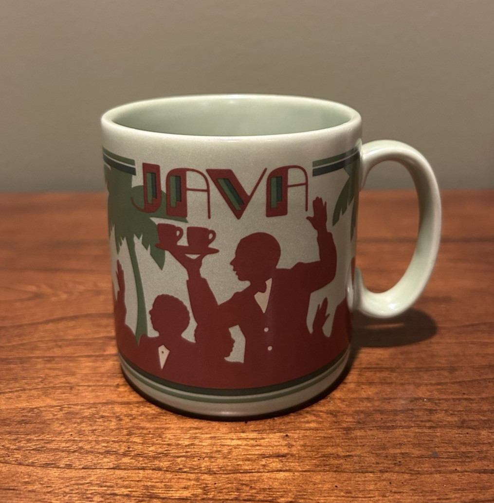 Vintage 1984 American Greetings Designers Collection Java Jazz Band Coffee Mug