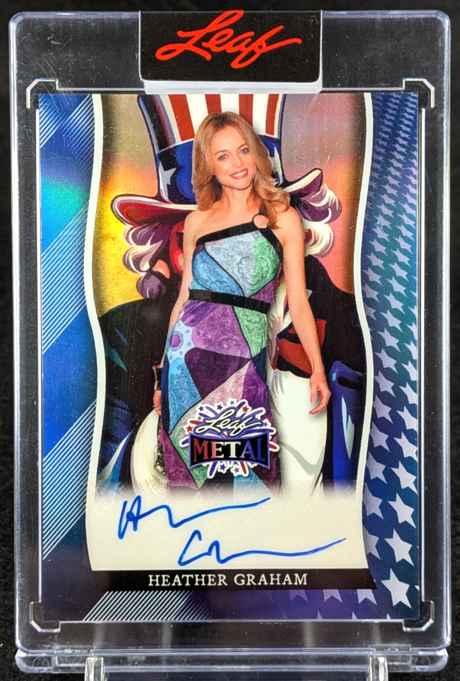Heather Graham 2026 Leaf Metal Independence Day Autograph Card # 3/3  Auto