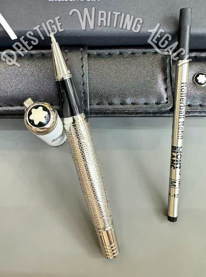 MB Great Characters Muhammad Ali Silver Rollerball Pen Limited Edition Fast