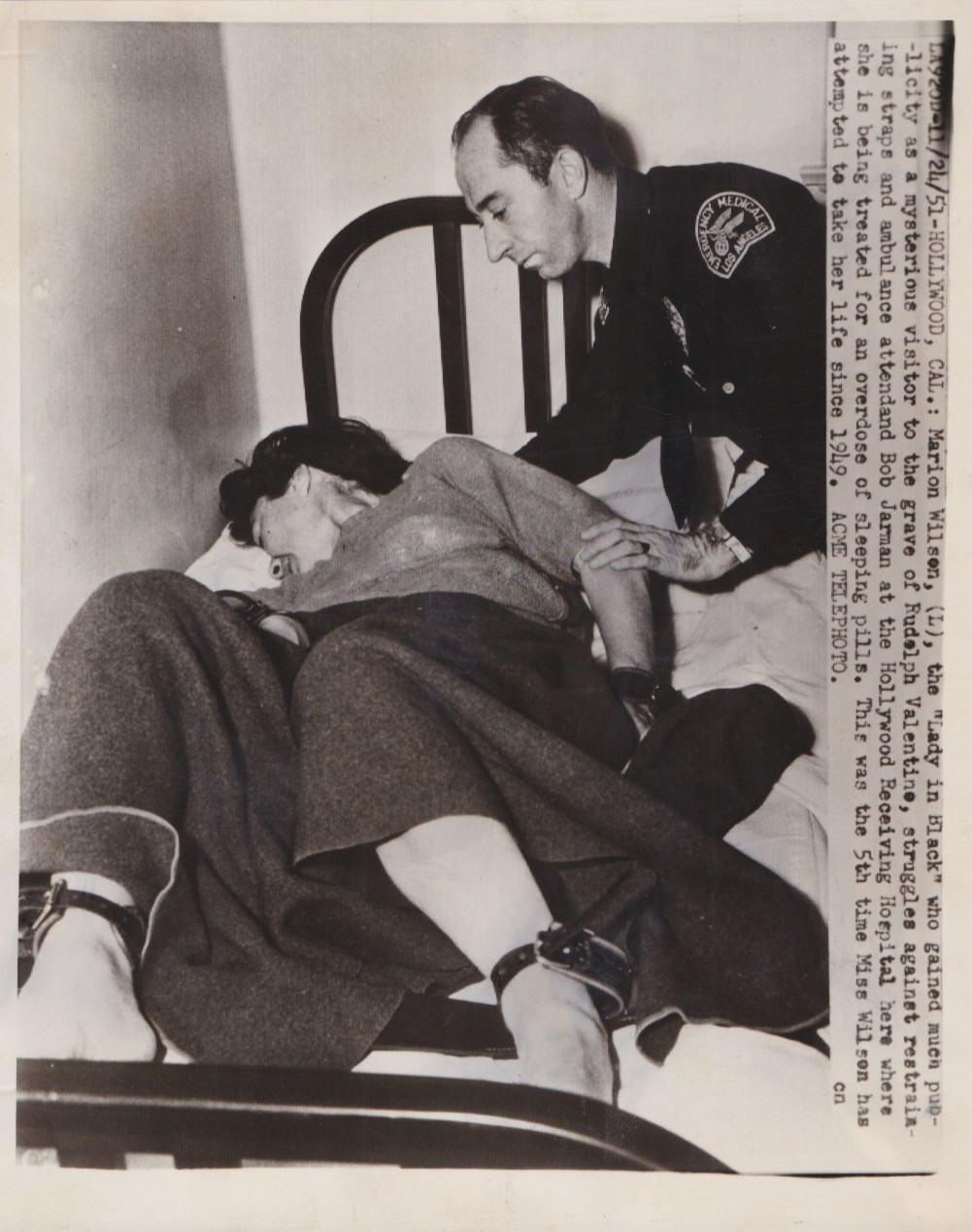 1951 Press Photo Marion Wilson, \