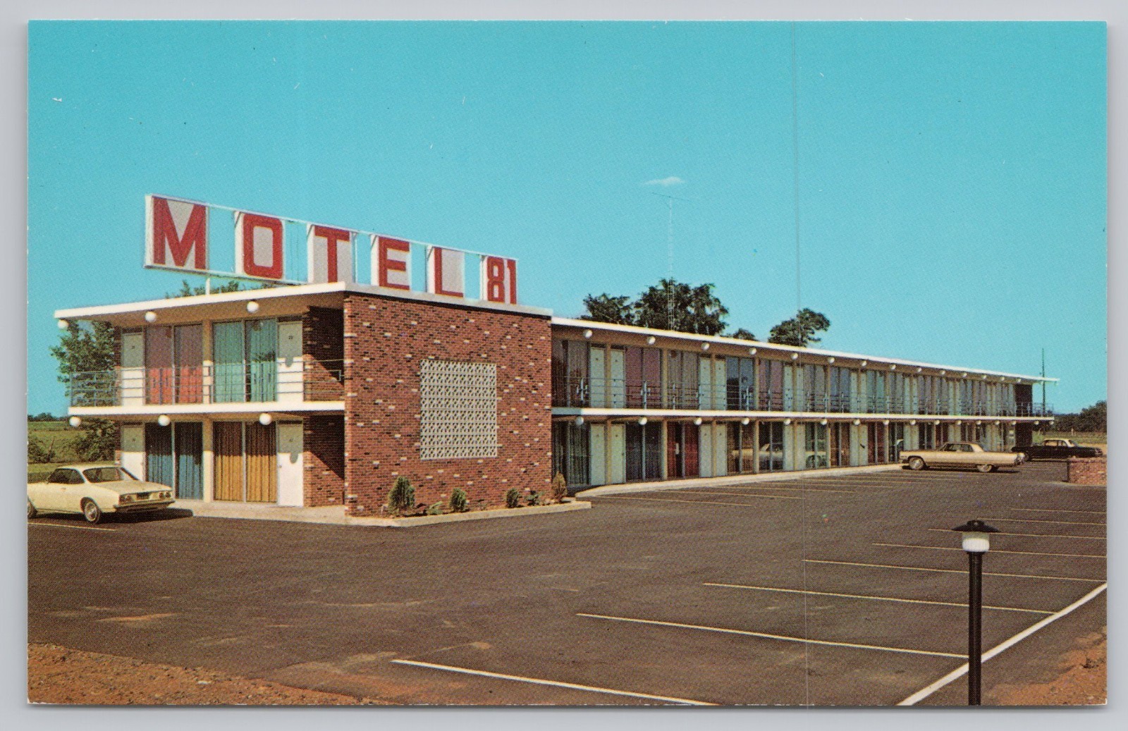 Postcard Motel 81 Martinsburg West Virginia WV