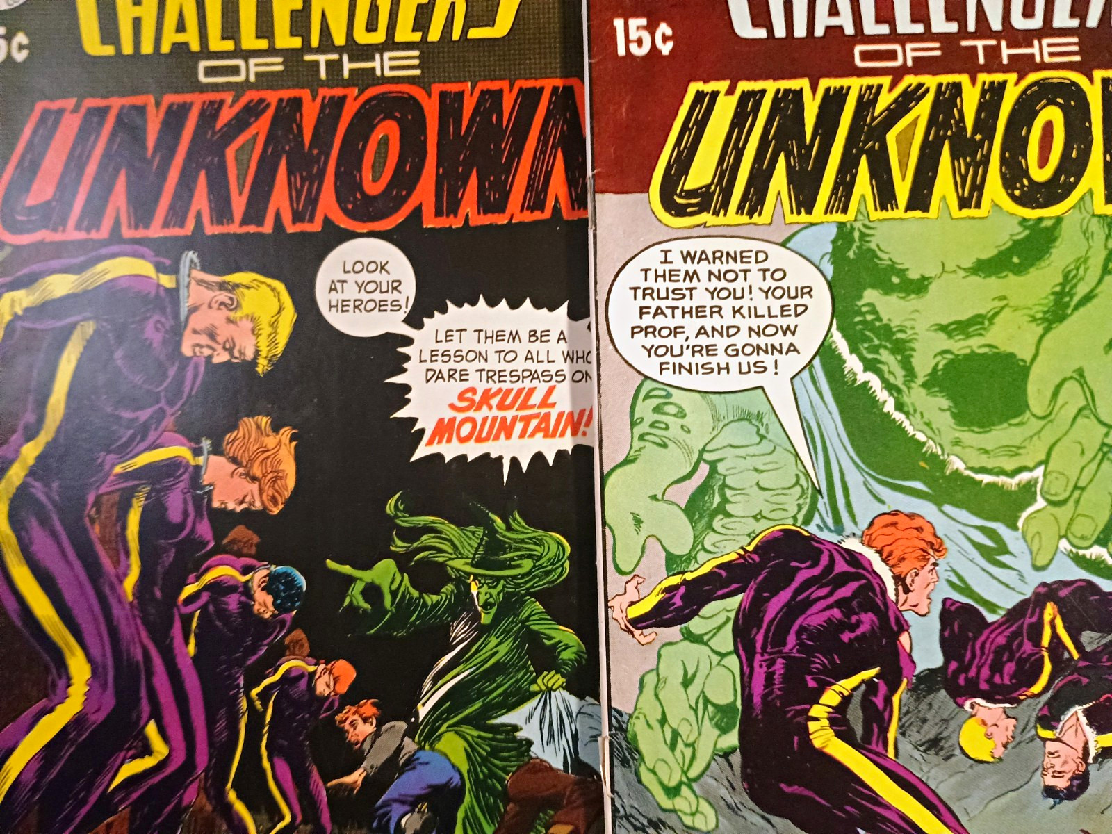  Challengers of the Unknown #70,71 970 DC Comics Neal Adams covers