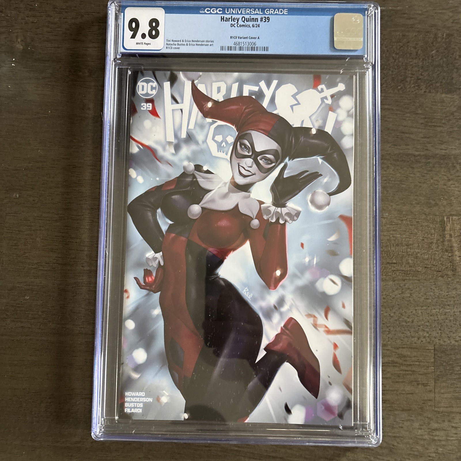 Harley Quinn #39 R1CO Variant Cover A 2024 CGC 9.8 Harley Quinn #39 R1CO Variant Cover A 2024 CGC 9.8