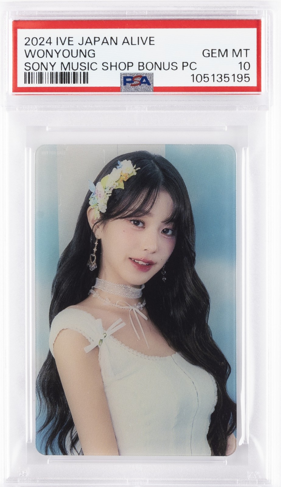2024 IVE JPN 2ND EP ALIVE SONY MUSIC SHOP BONUS PHOTOCARDS WONYOUNG PSA 10
