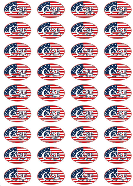 CASE XX 1.5” Sticker Sheet – Glossy Stickers – Choose Your Design CASE XX 1.5” Sticker Sheet – Glossy Stickers – Choose Your Design