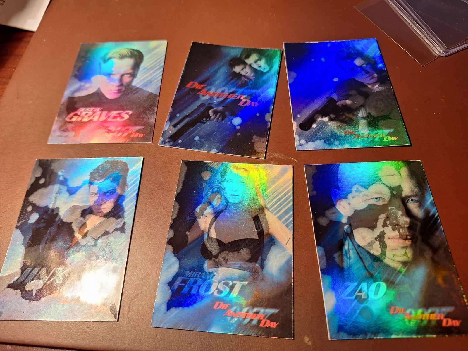 James Bond : Die Another Day - 6-Card Star Foil Chase Set NM Rittenhouse 2002