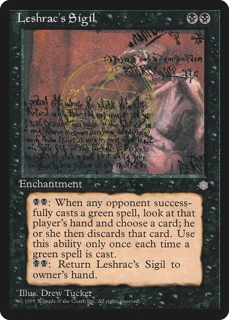 Leshrac's Sigil [Ice Age] Magic MTG