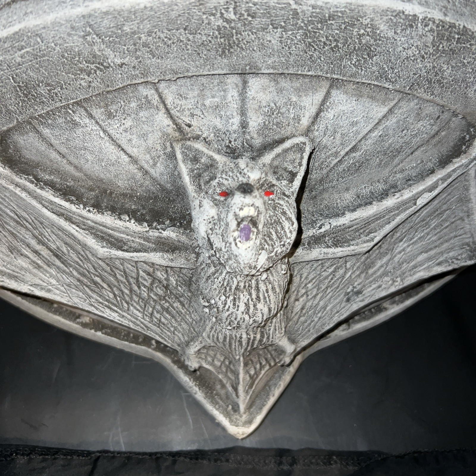 17” Gruesome Graveyards Vampire Bat Shelf Molded 3D