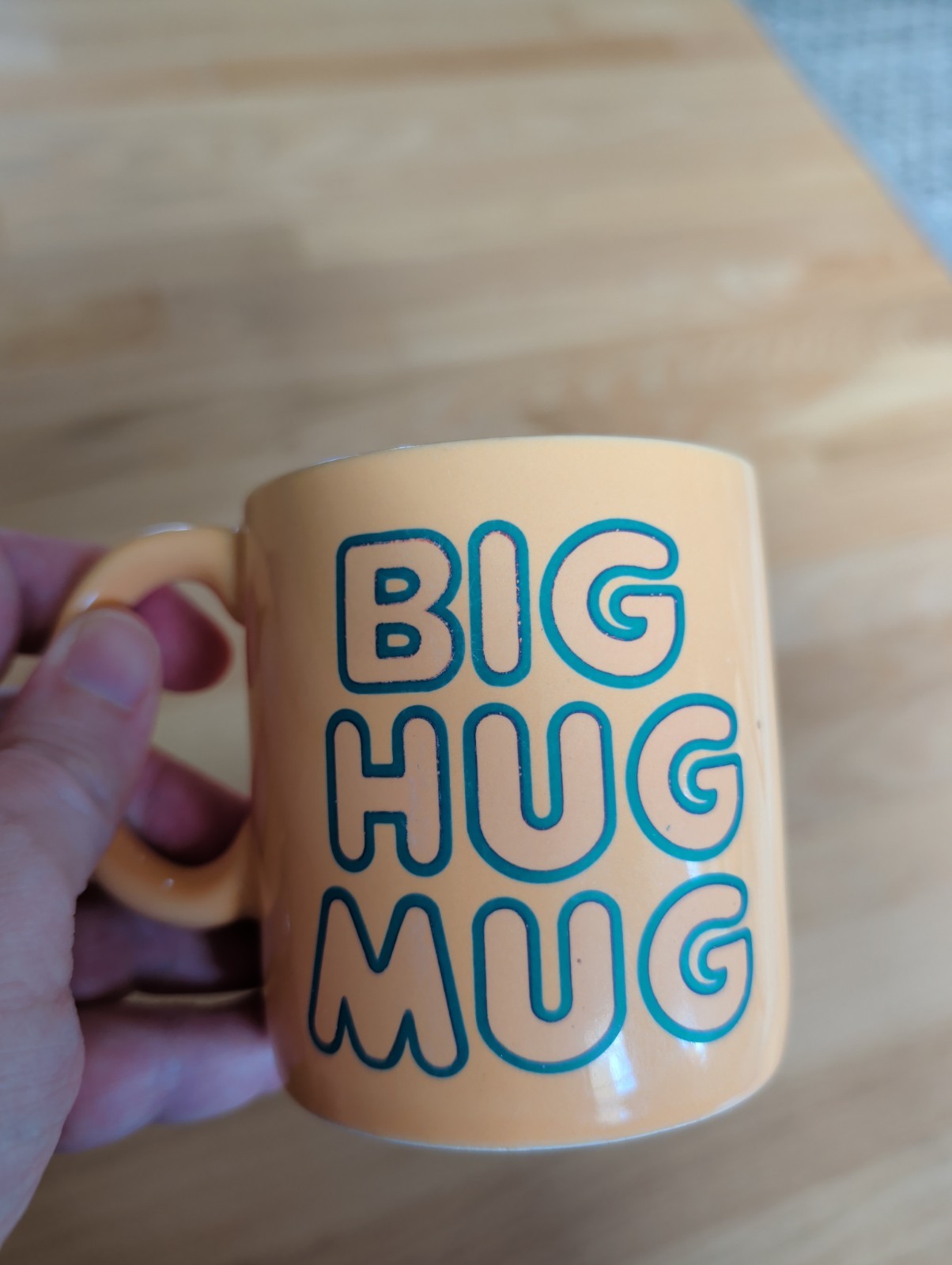 Big Hug Mug Vintage FTD Coffee Mug TV Prop Tan True Detective 
