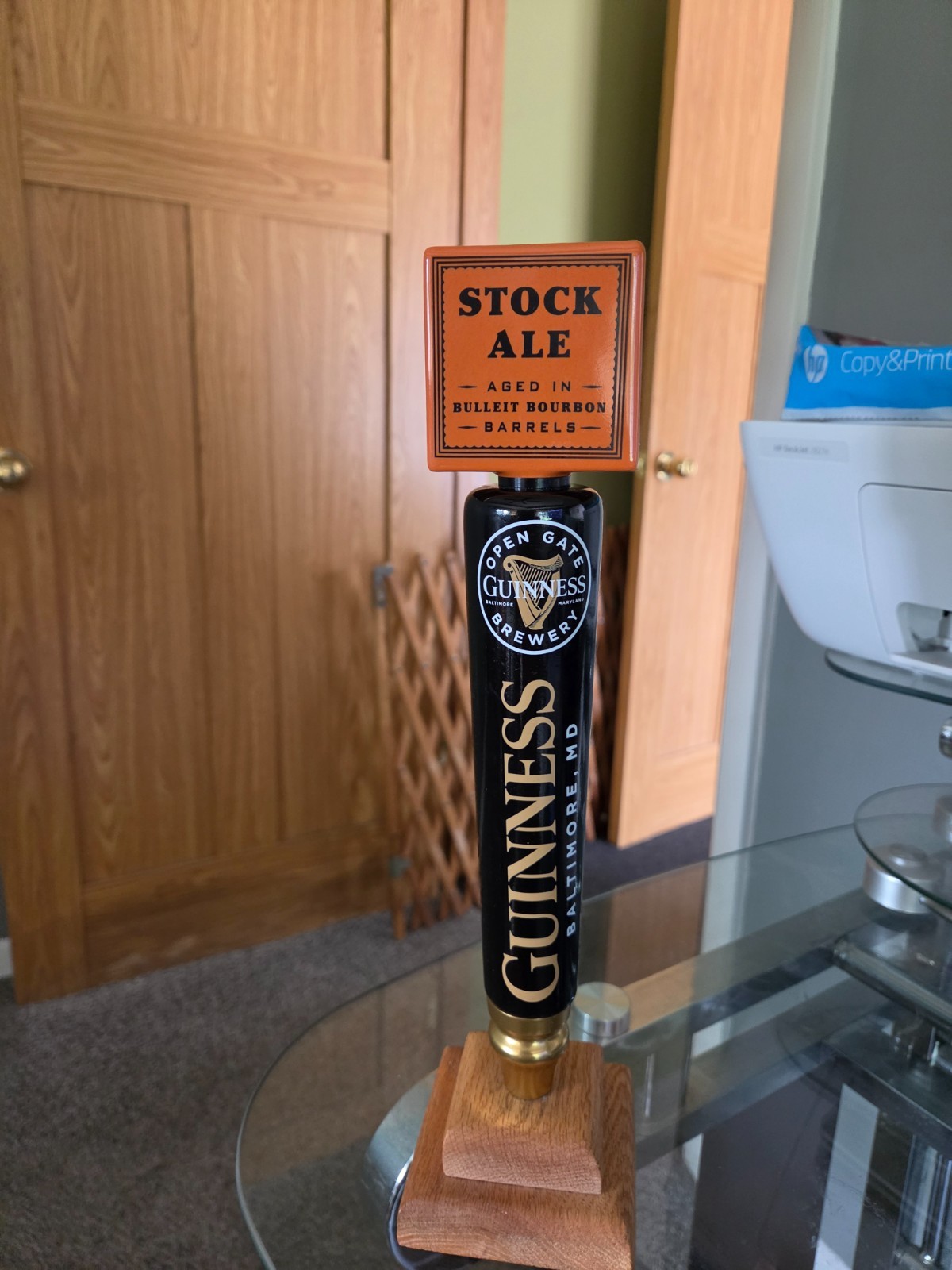 GUINNESS STOCK ALE OPEN GATE   BEER TAP HANDLE  BALTIMORE MD☘️ ☘️☘️☘️☘️.