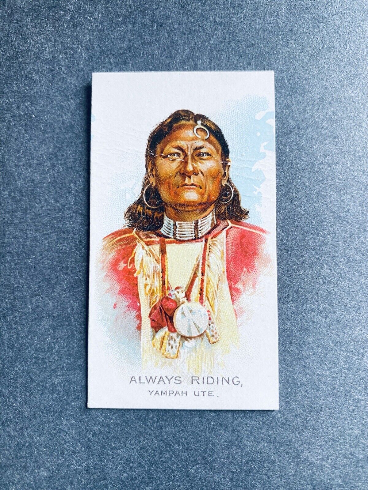 1888 N2 Allen & Ginter American Indian Chiefs Always Riding Yampah Ute.
