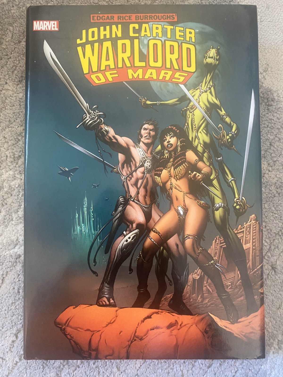 John Carter Warlord of Mars Omnibus Marvel Edgar Rice Burroughs Hardcover