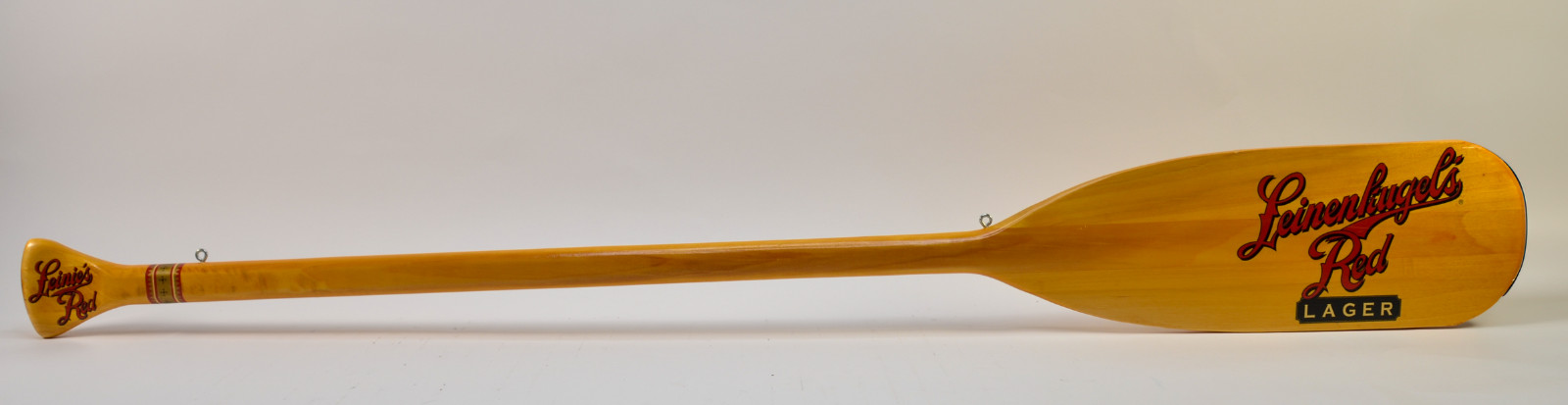 Leinenkugel's Red Beer Canoe Paddle Lodge Sign Rare Oar with Mounts