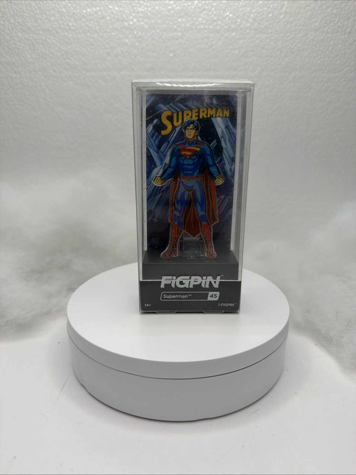 Figpin Superman # 45 DC Comics Justice League in Hard 1st ED UNLOCKED