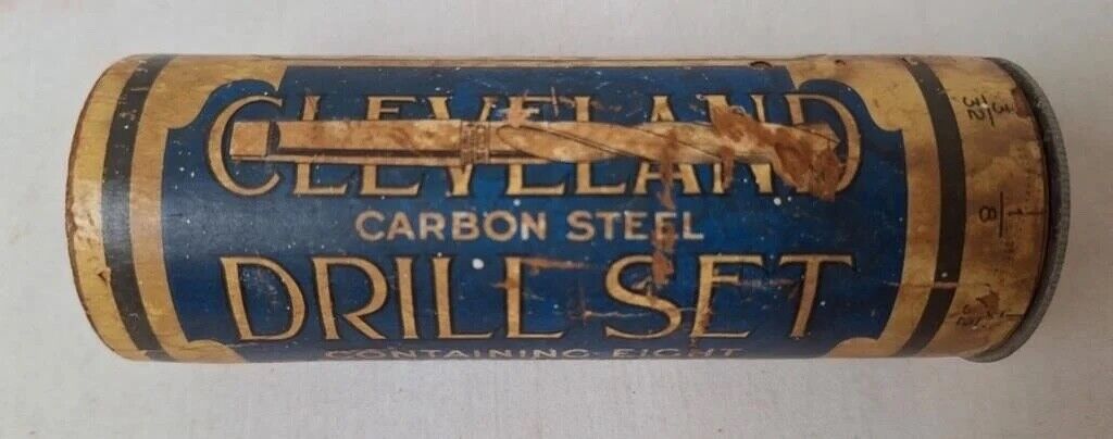 Vintage Cleveland Twist Drill Co  Set No. 26  with 4 Bits for Wood