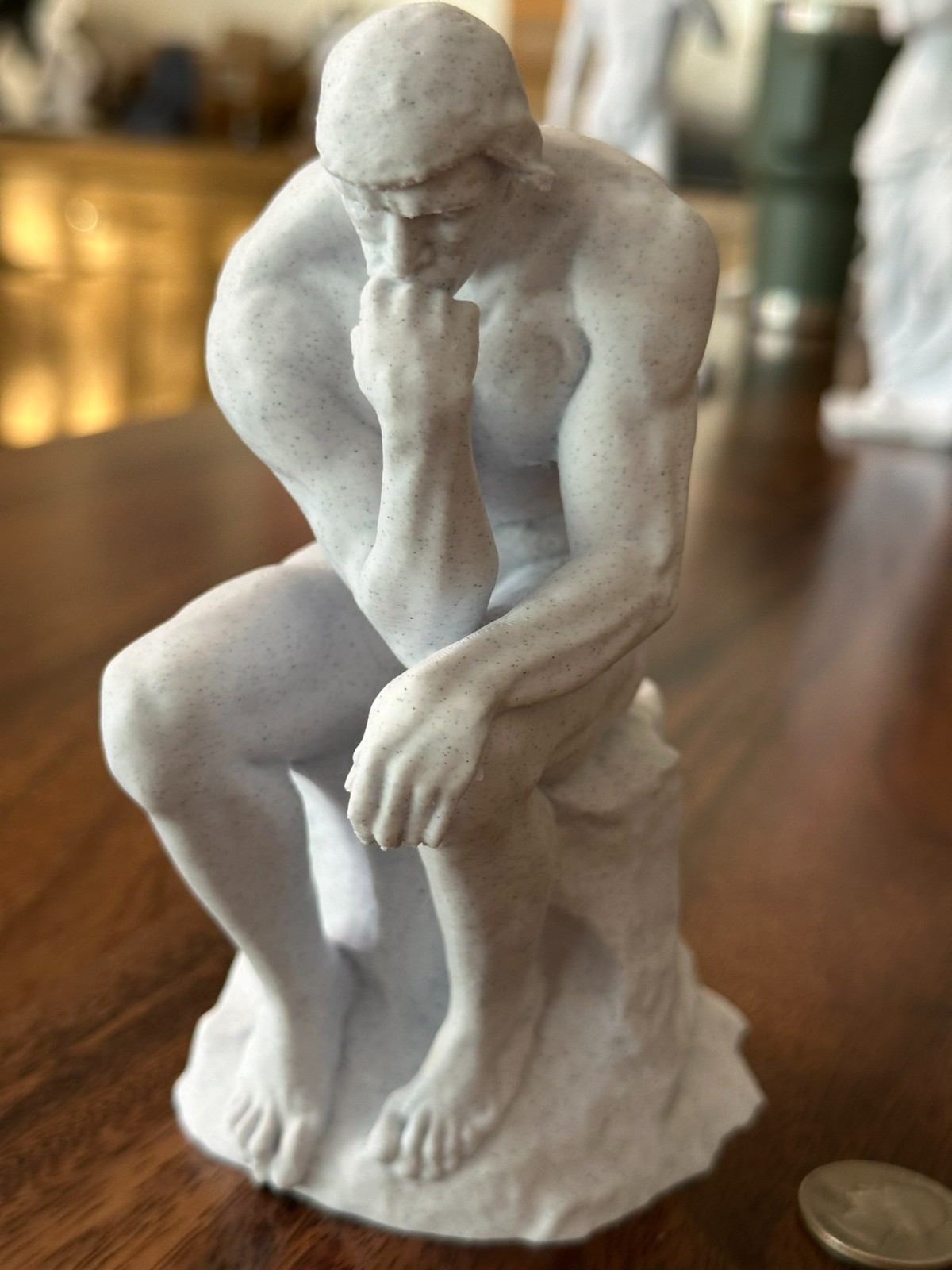 “The Thinker” Reproduction Statue – Auguste Rodin - Classic Home & Office Art