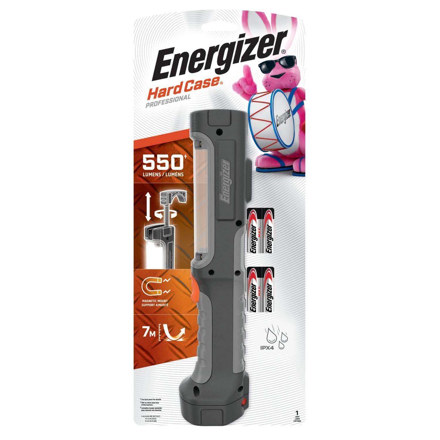 LED Magnetic Work Flashlight Water Resistant Handheld Torch with Batteries LED Magnetic Work Flashlight Water Resistant Handheld Torch with Batteries