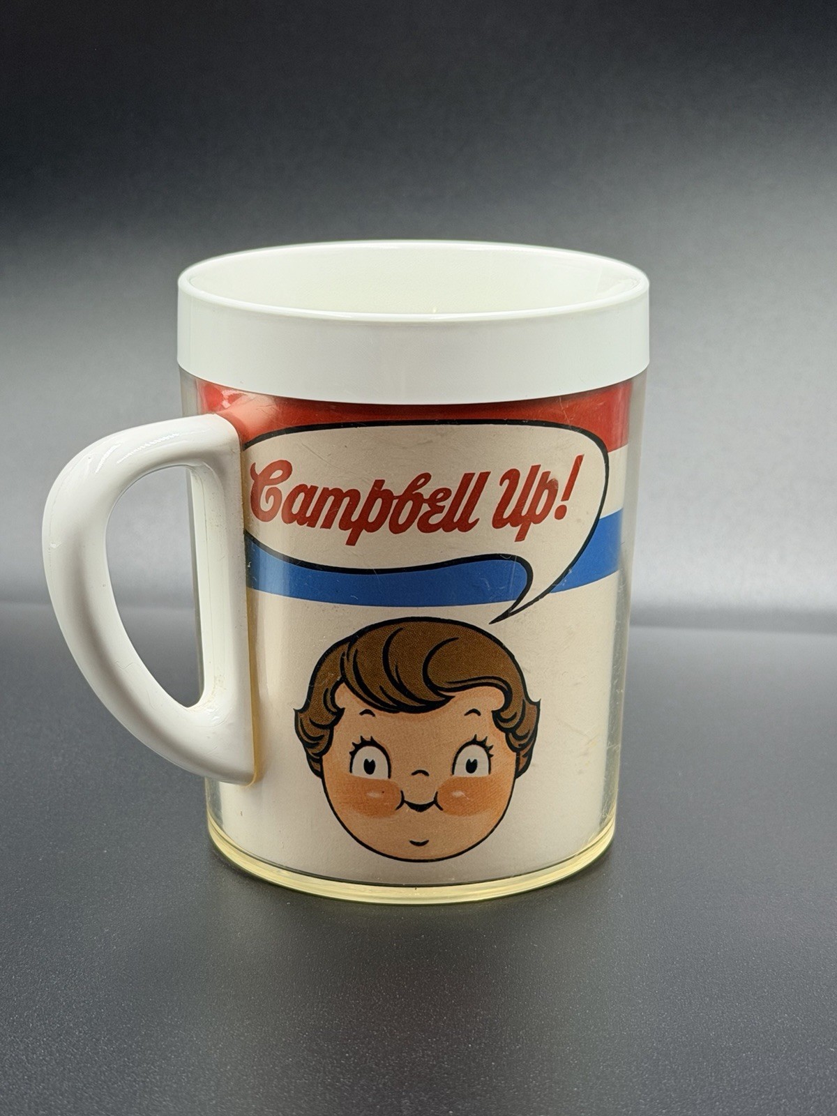 Vintage Campbell’s “Campbell Up” Plastic Mug