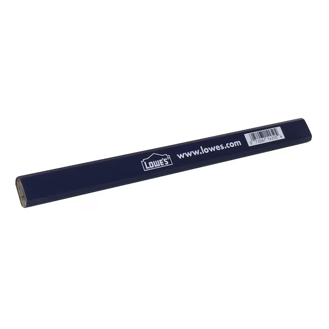 Lowe's Carpenter pencil Blue Pencil Lowe's Carpenter pencil Blue Pencil