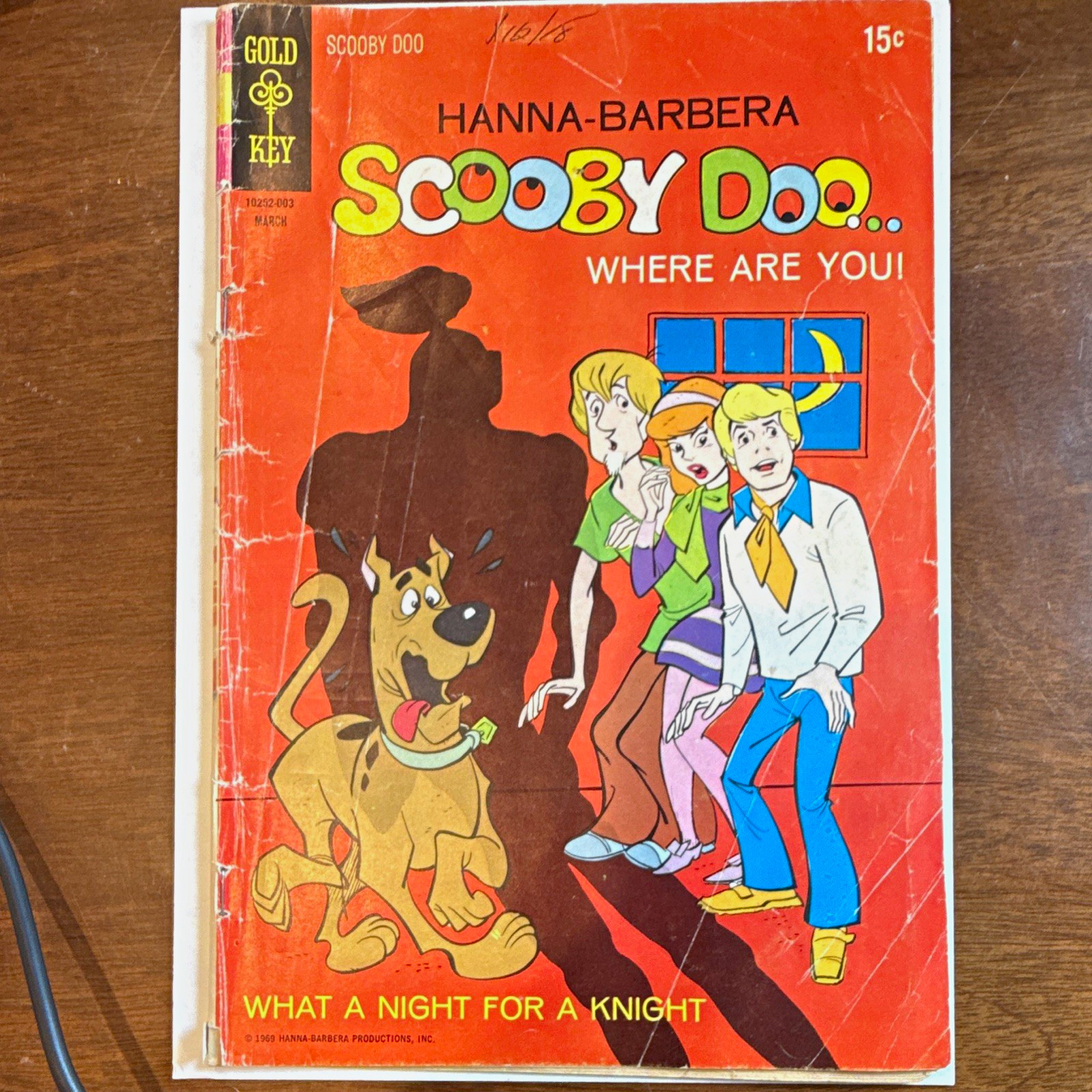 Gold Key Scooby-Doo... Where Are You What a Night for a Knight (1969) 1st Ed.