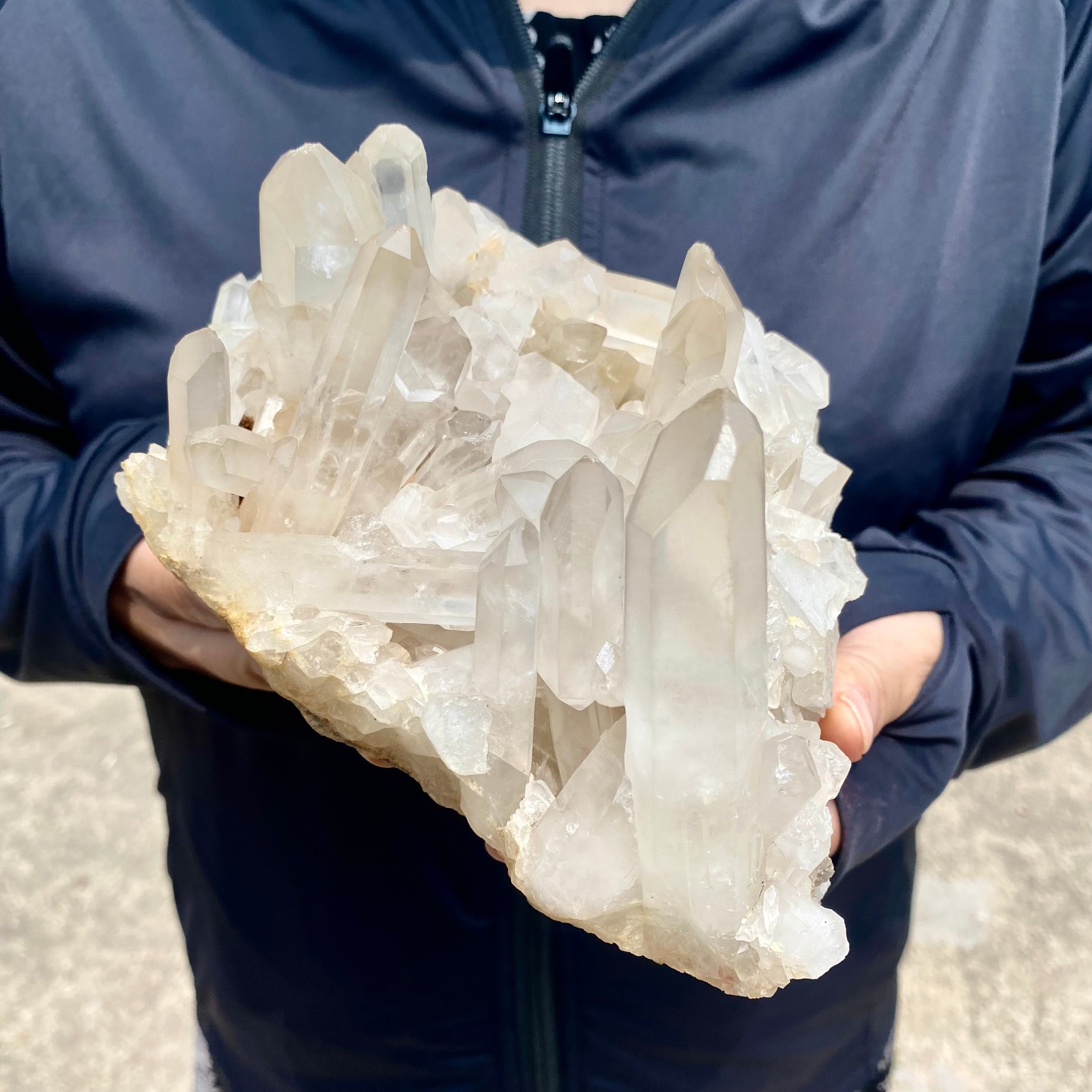 4.2LB A+++ Large Himalayan top quartz clusters/mineral samples - 4.2LB A+++ Large Himalayan top quartz clusters/mineral samples -