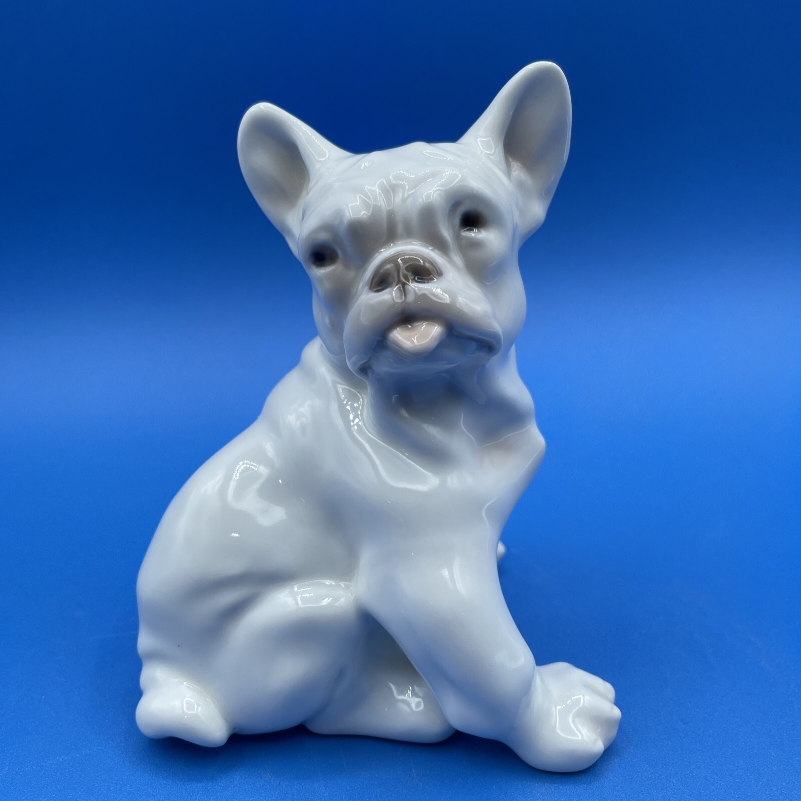 BING & GRONDAHL DENMARK FRENCH BULLDOG PORCELAIN DOG FIGURINE #1983, 1902-1914