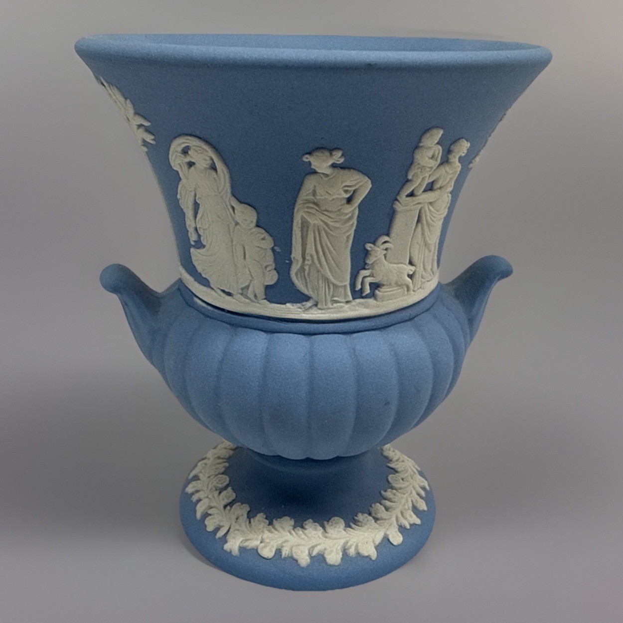 Vtg Wedgwood Blue Jasperwear, 3.5\