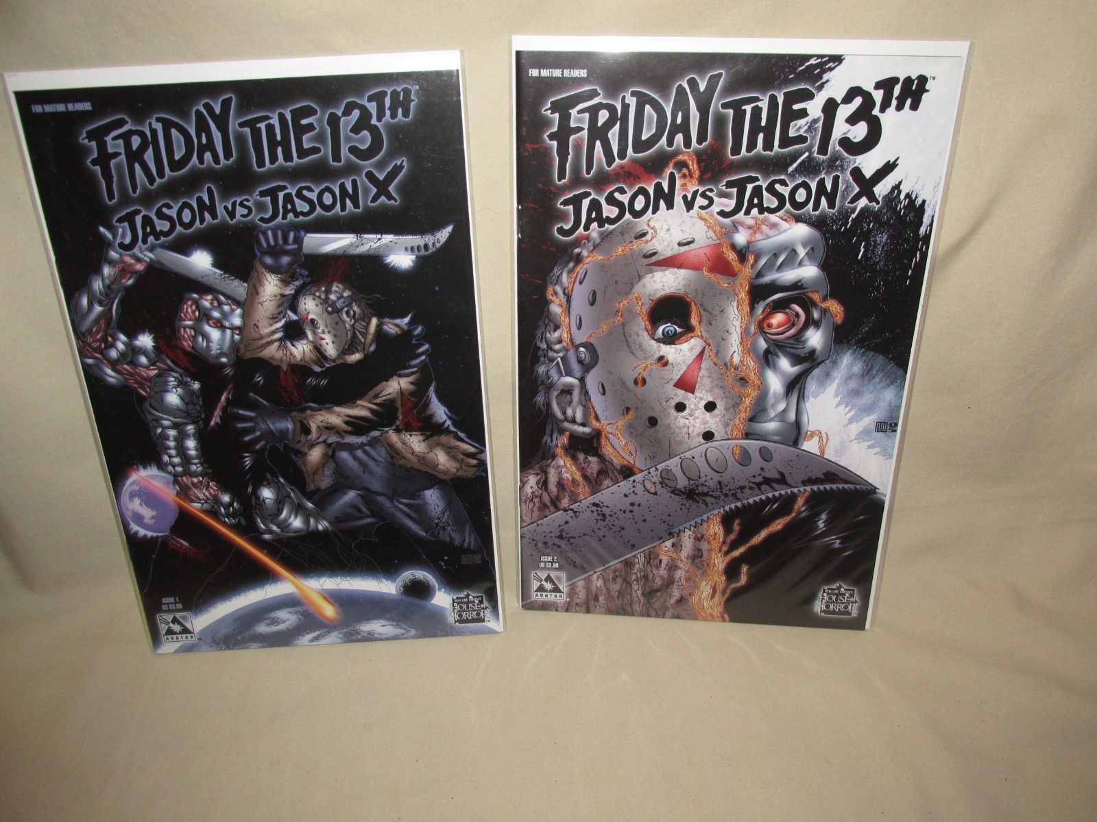 Friday the 13th - Jason vs Jason X Comic Complete Series 1 - 2 Wolfer Cover A Friday the 13th - Jason vs Jason X Comic Complete Series 1 - 2 Wolfer Cover A