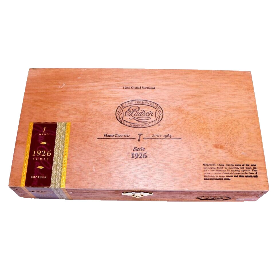 Padron Serie 1926 No. 9 Empty Wooden Cigar Box 11\