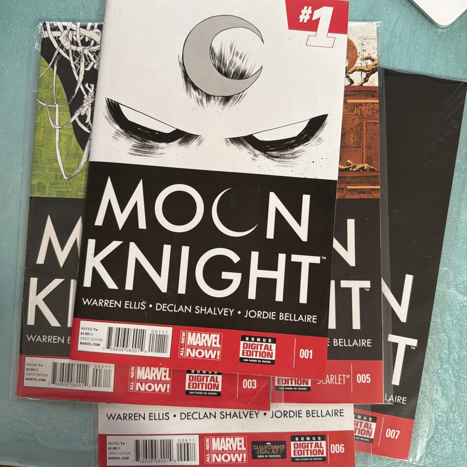 Moon Knight Marvel 2014 Series Warren Ellis #1 (1st app MR. KNIGHT) 3 5 6 7