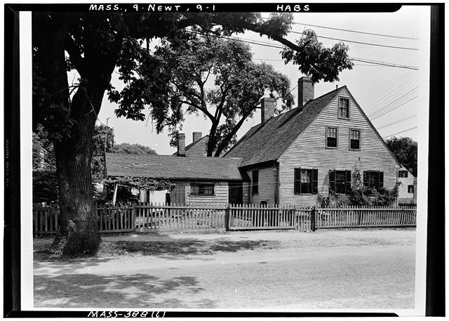 Newton Massachusetts USA Mill House No. 5 Chestnut Street 1930s Row House