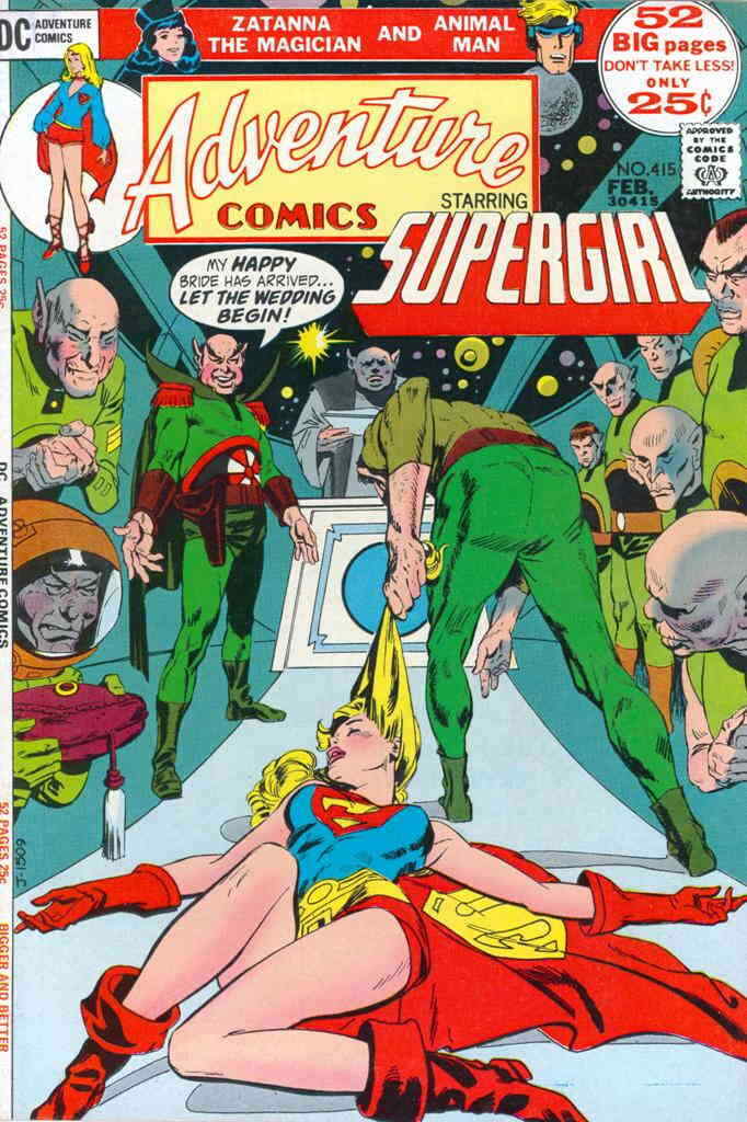 Adventure Comics #415 VG; DC | low grade - Supergirl Zatanna Animal Man - we com