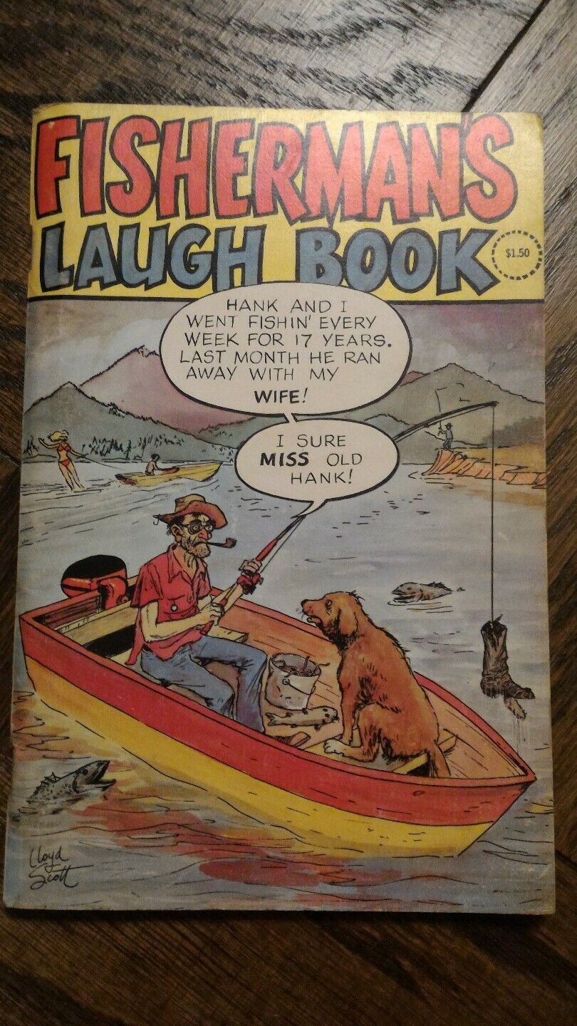 Fisherman\'s Laugh Book by Lloyd Scott  Illustrations 1973  Baxter Lane