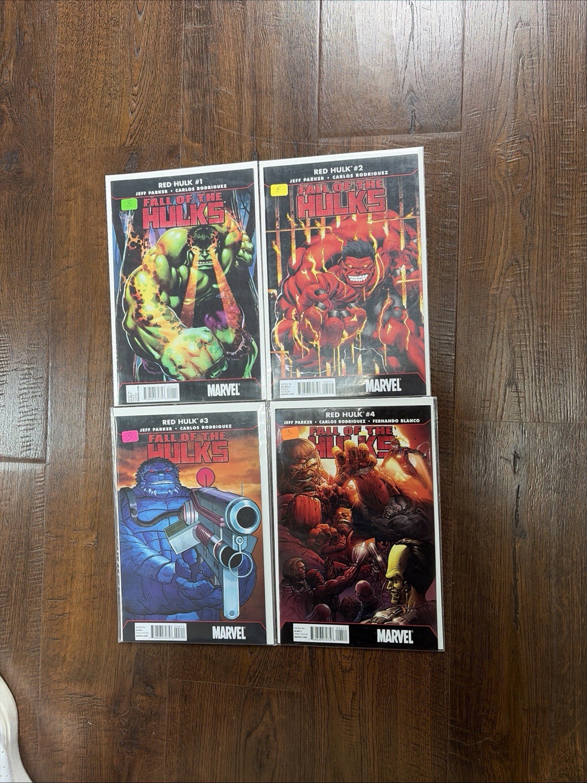 2010 Marvel FALL OF THE HULKS RED HULK #1 2 3 4 ~ FULL SET; ZZ 2010 Marvel FALL OF THE HULKS RED HULK #1 2 3 4 ~ FULL SET; ZZ