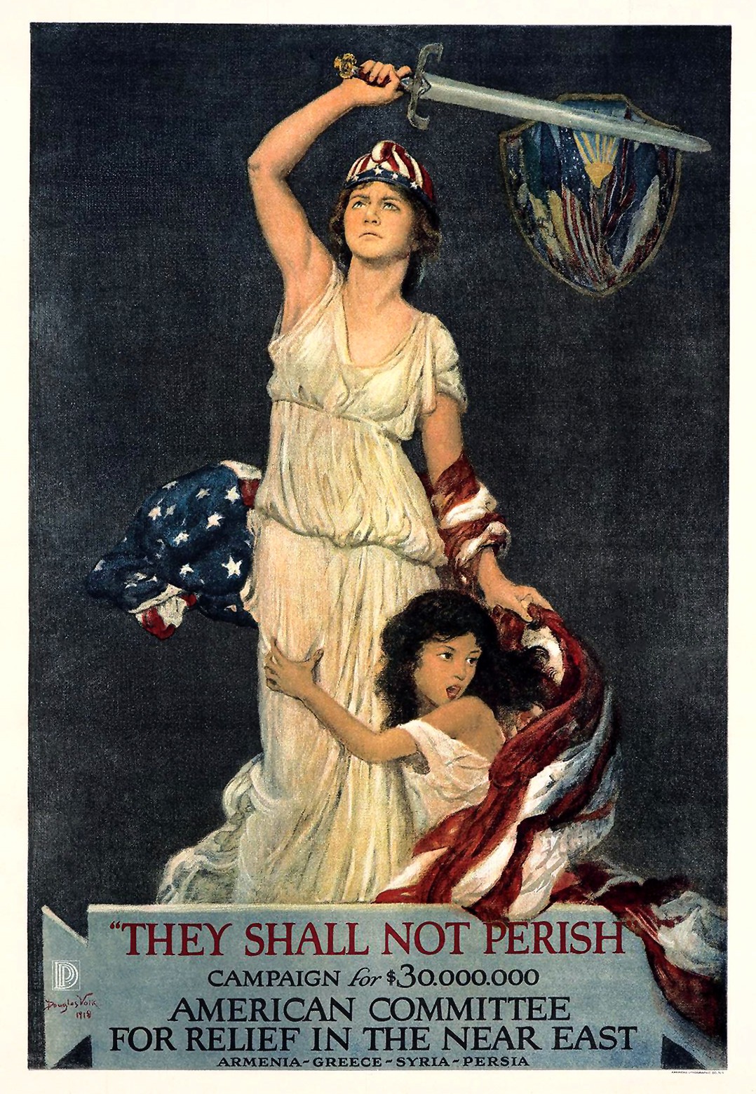 They Shall Not Perish Vintage Poster c1910s - Multiple Sizes Available