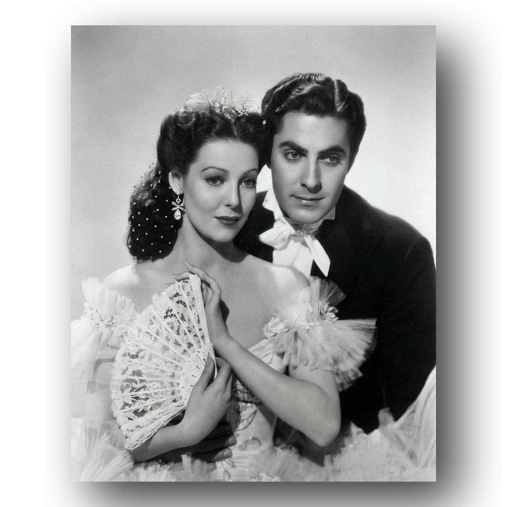 Tyrone Power Loretta Young Photo 8x10 Suez 1938 Film Set West Asia