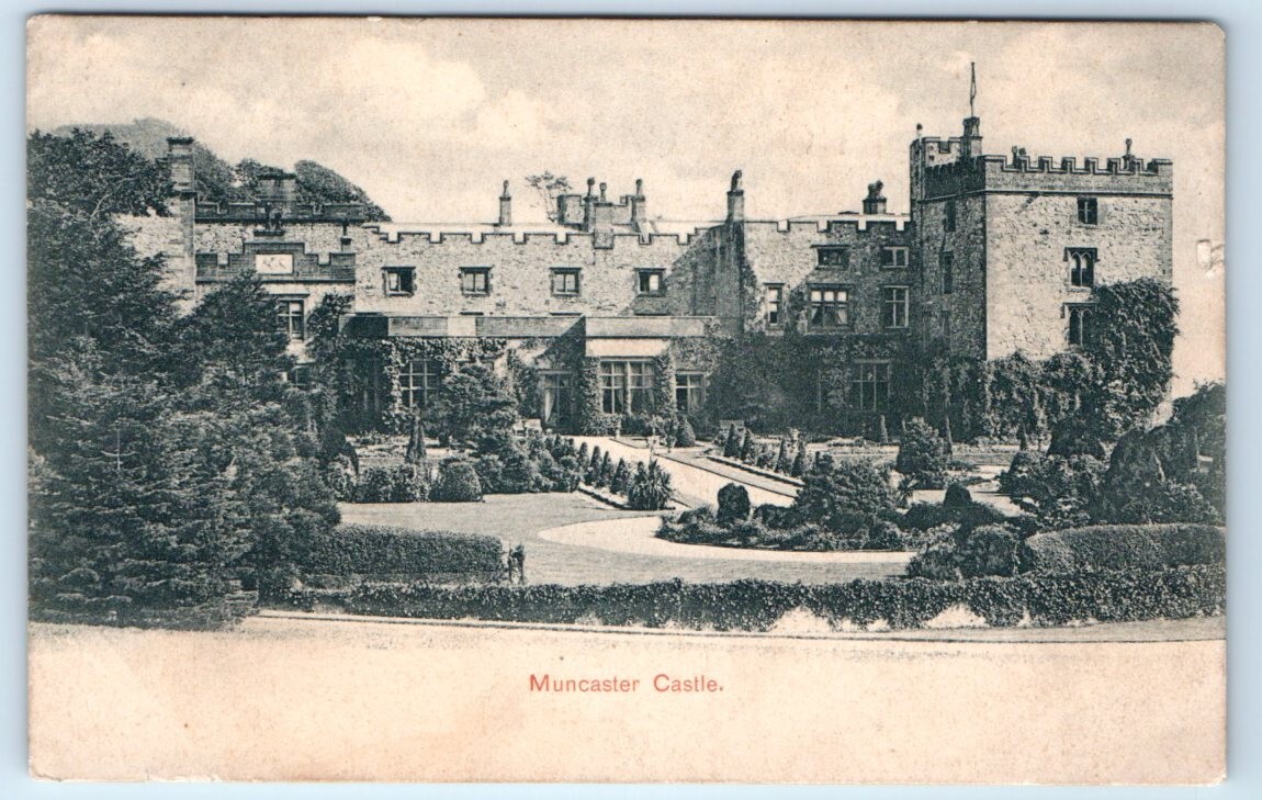 MUNCASTER Castle England UK Postcard