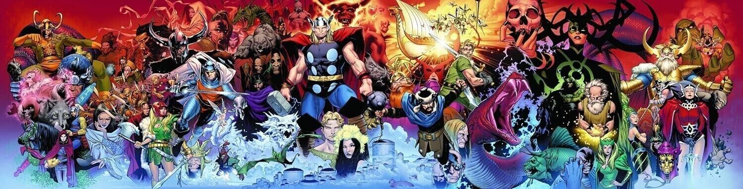 Olivier Coipel Mighty Thor Oversized Marvel Comics Poster (118 X 33) Huge
