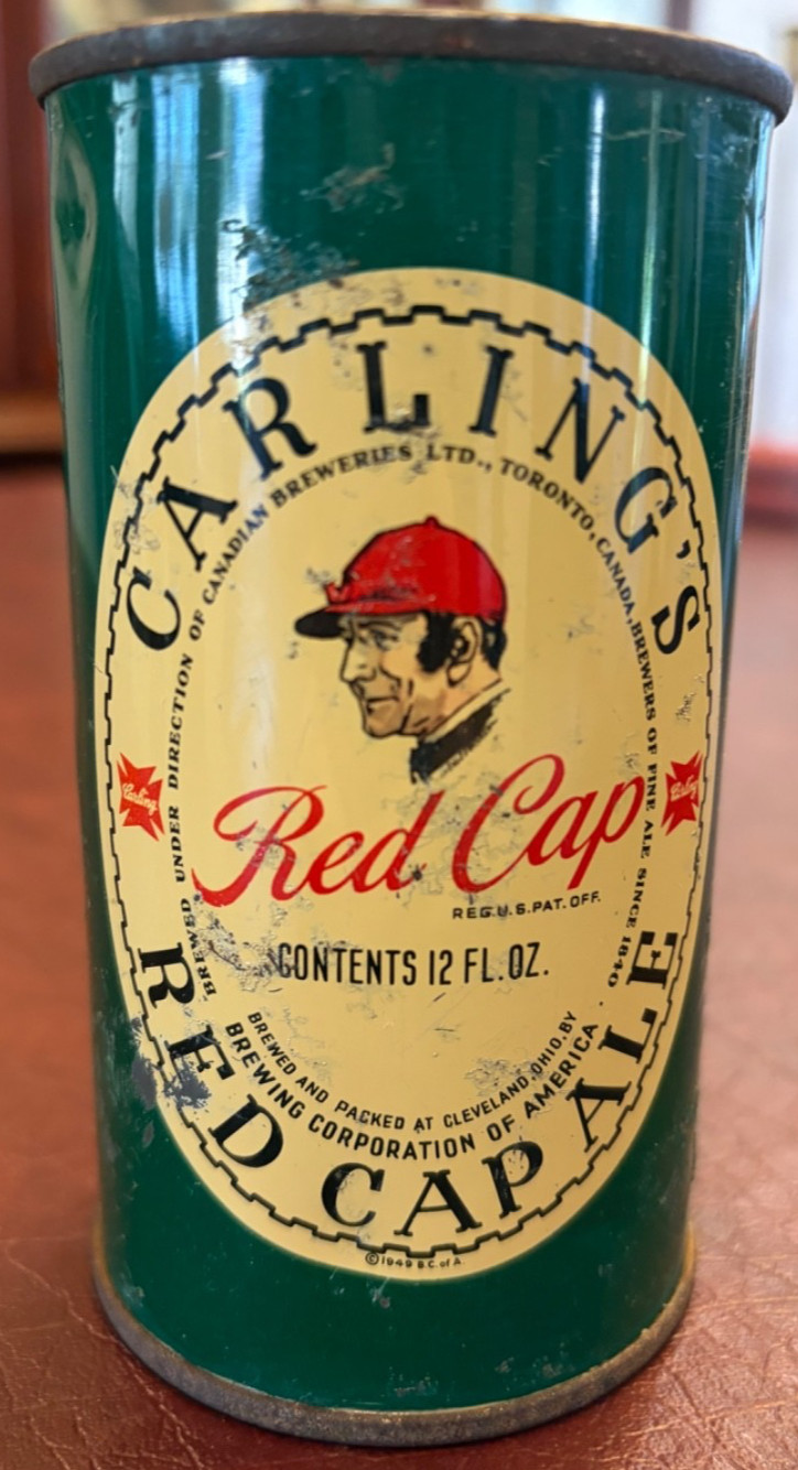 CARLING\'S RED CAP ALE FLAT TOP - USBC # 119-12 CARLING\'S RED CAP ALE FLAT TOP - USBC # 119-12
