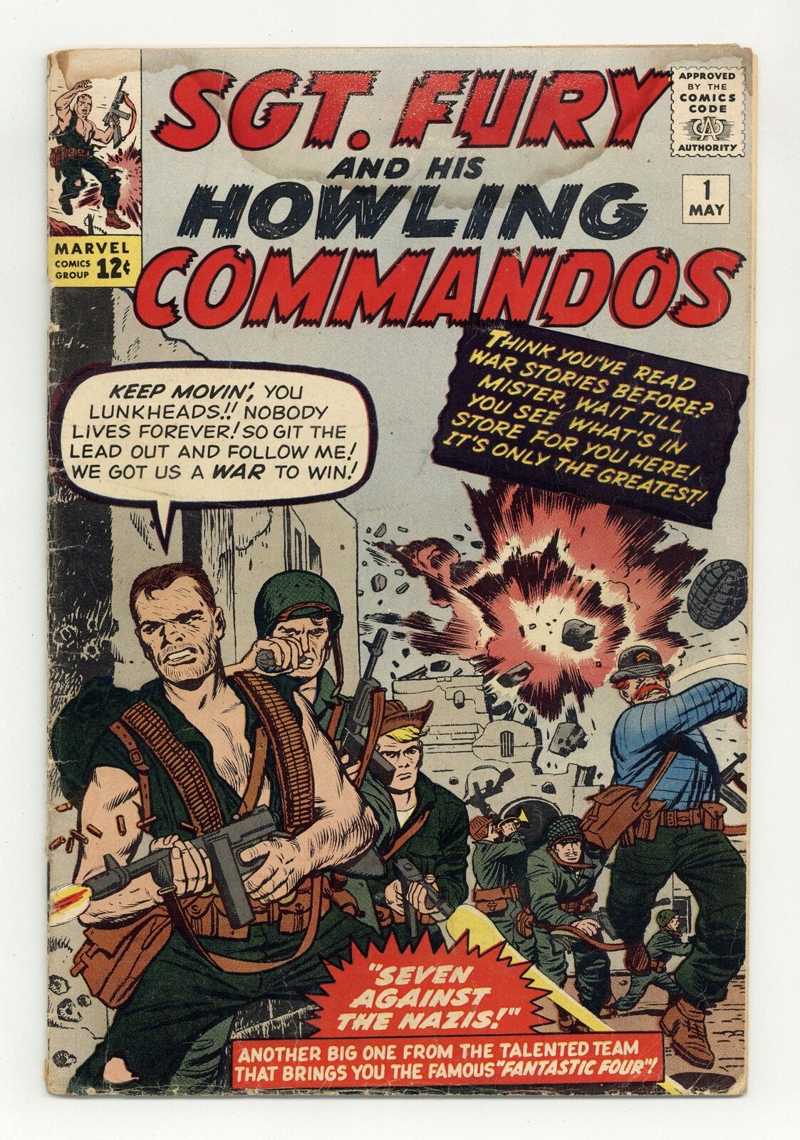 Sgt. Fury #1 GD 2.0 1963 1st app. Sgt. Fury and his Howling Commandoes