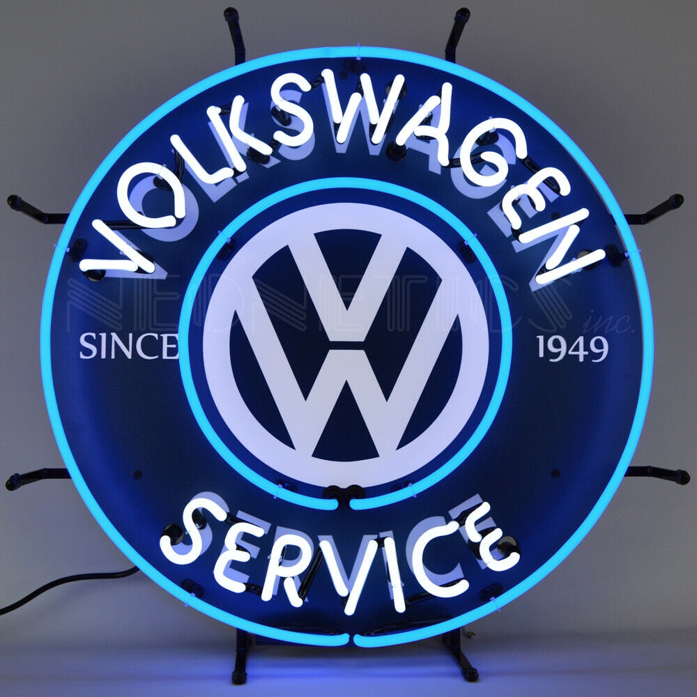 Volkwagen Neon sign VW Garage wall lamp light SInce 1949 Dads Garage Bug Bus Van