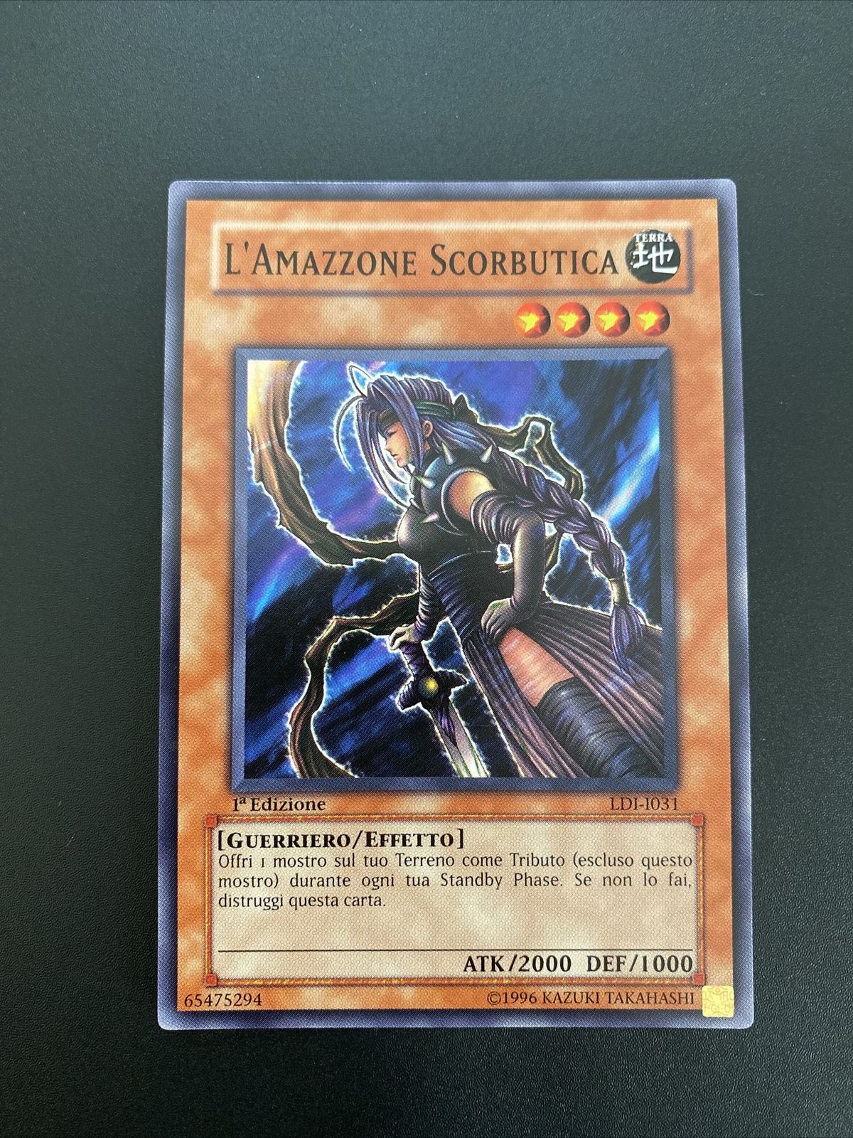 Yu-Gi-OhLabyrinth of the Nightmare 1st Ita Near Mint Ldi-i031 L’Amazon Scurbutica