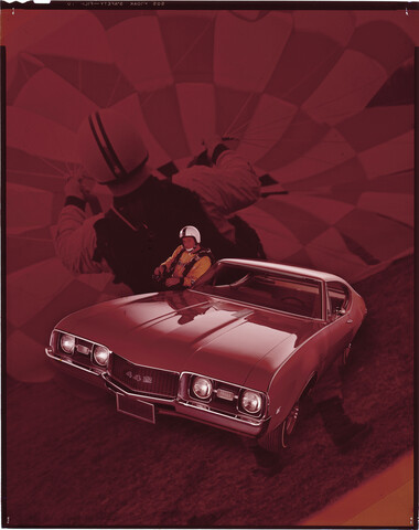 1968 Oldsmobile 4-4-2 automobile car advertising OLD PHOTO 1968 Oldsmobile 4-4-2 automobile car advertising OLD PHOTO