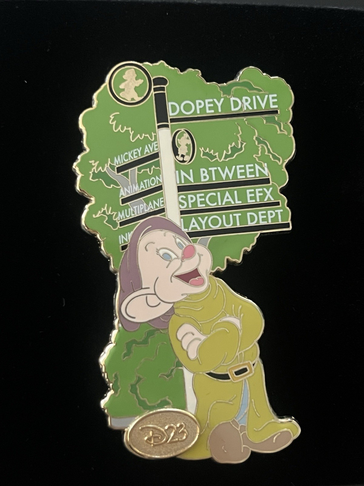 Disney D23 2010 Expo Pin - Studio Series - Walt Disney Co. Dopey Drive
