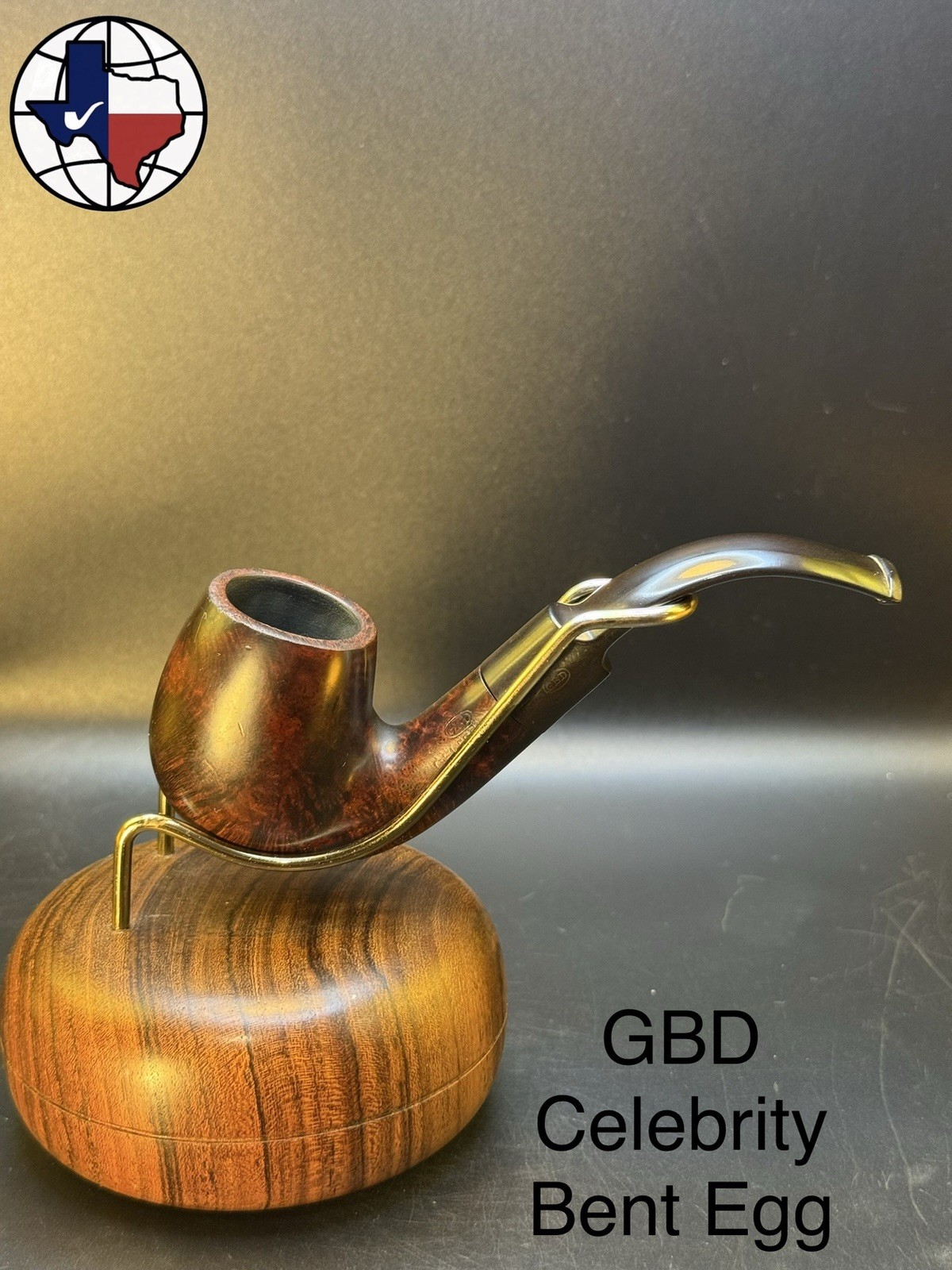 Vintage GBD Celebrity Bent Egg Tobacco Pipe