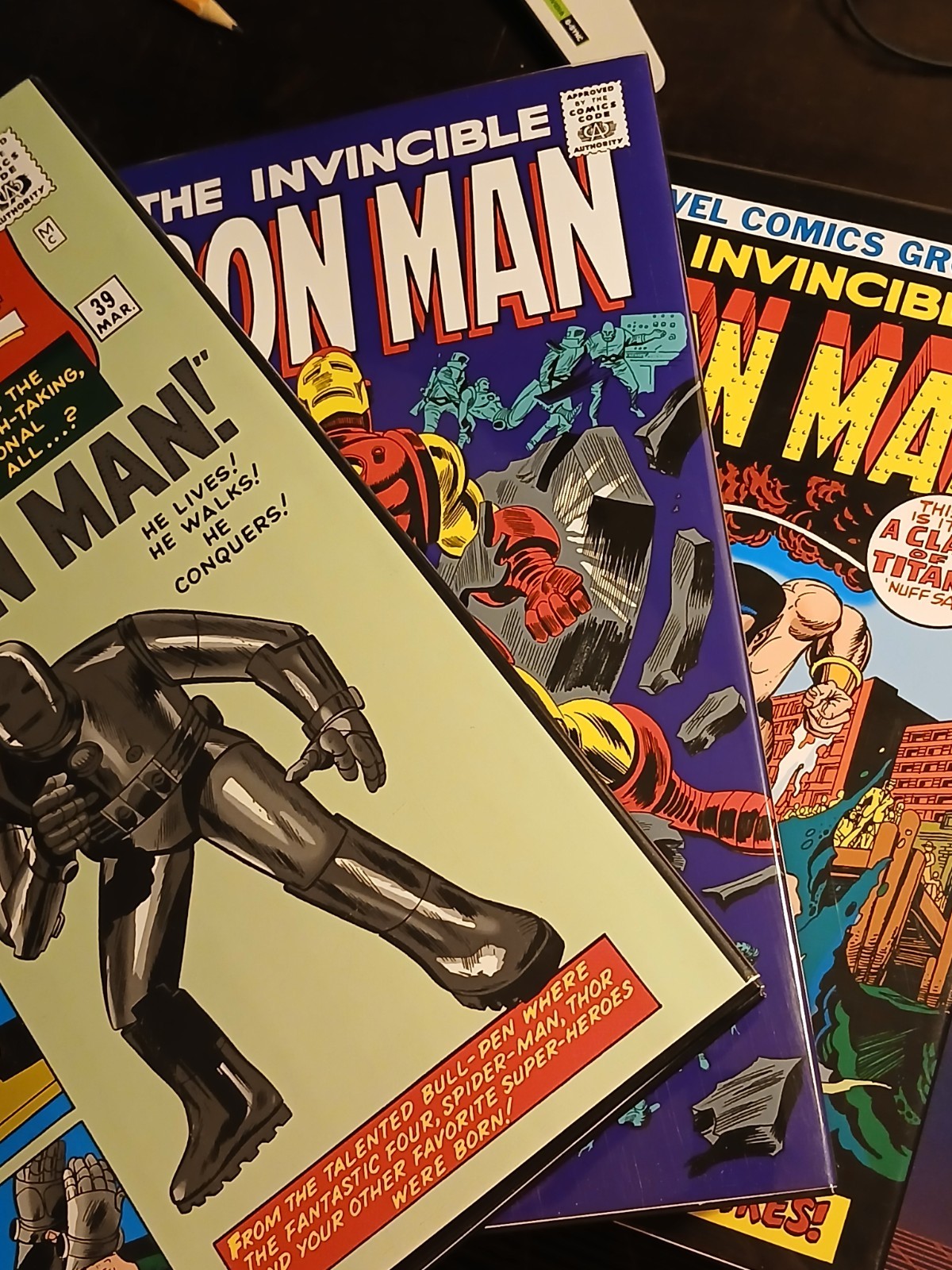 Unsealed The Invincible Iron Man Vol 1-3 Omnibus Dm Variant By Stan lee